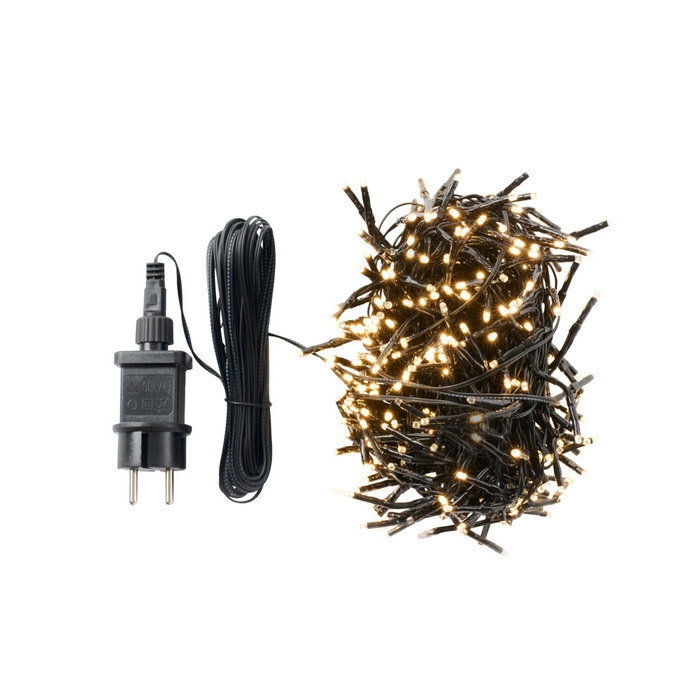 Klyngelys Basis 384 LED m/blink varm hvid 8 meter